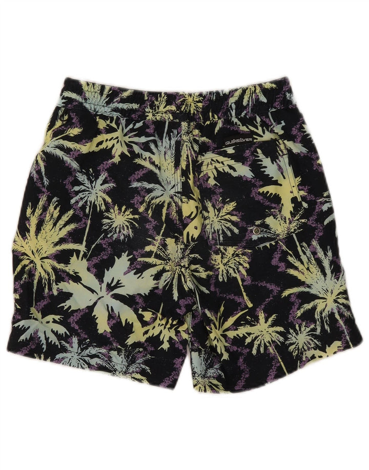 Quiksilver kratke hlače za plivanje s grafičkim motivima 9-10 godina srednje crne poliesterske boje