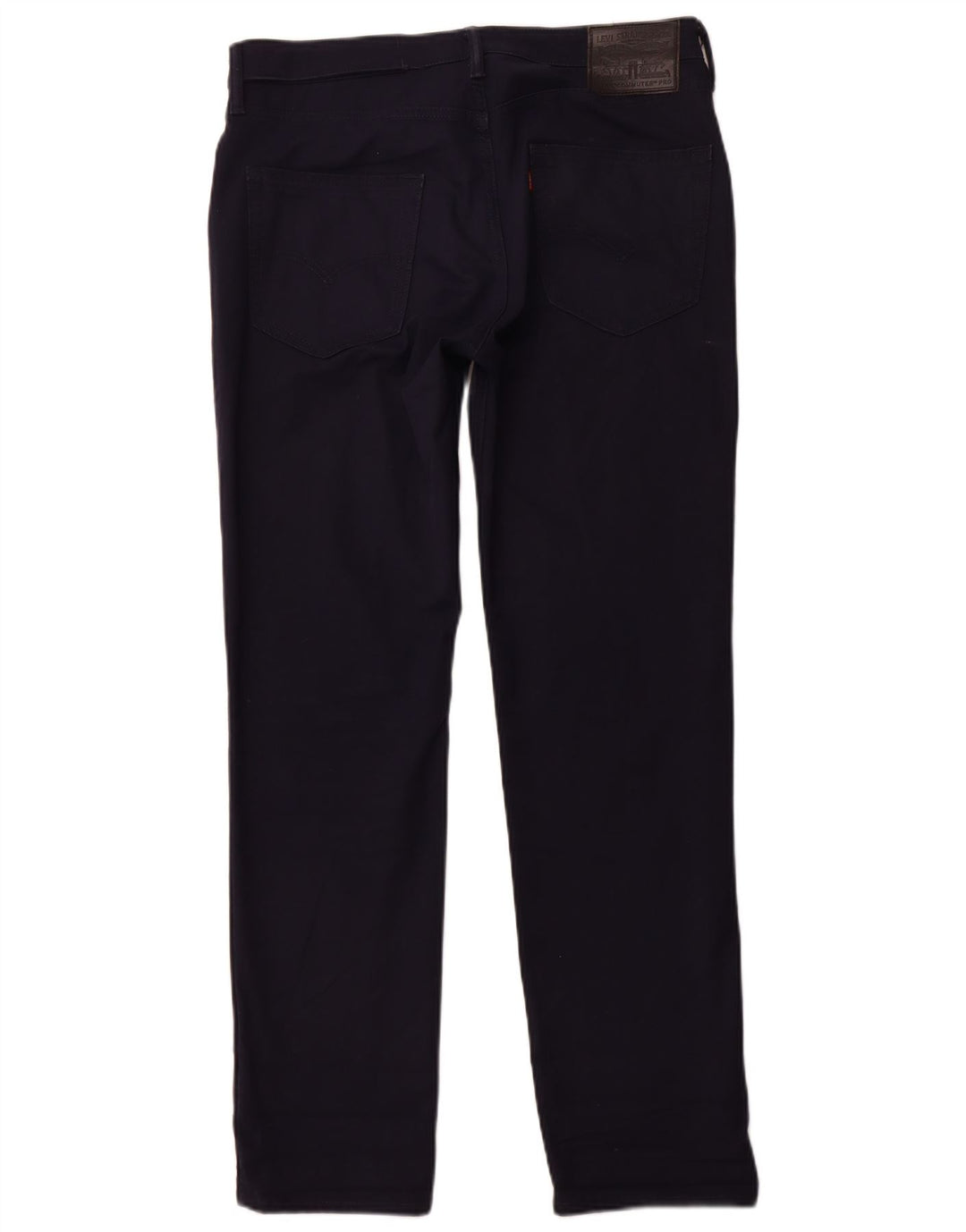 LEVI'S muške ravne ležerne hlače W34 L32 tamnoplavi pamuk
