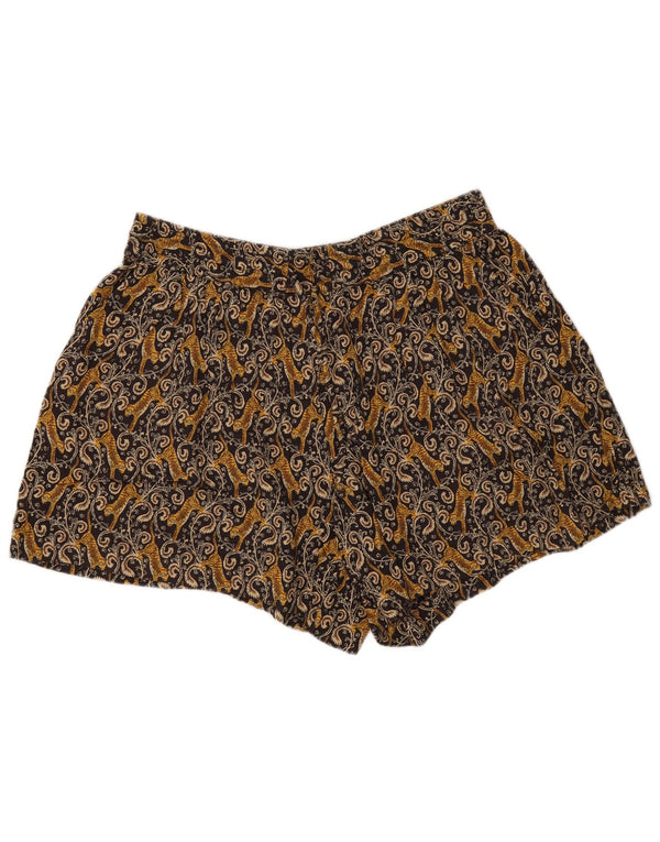 Fat Face Ženske Graphic Casual kratke hlače UK 16 Large W33 Brown Paisley