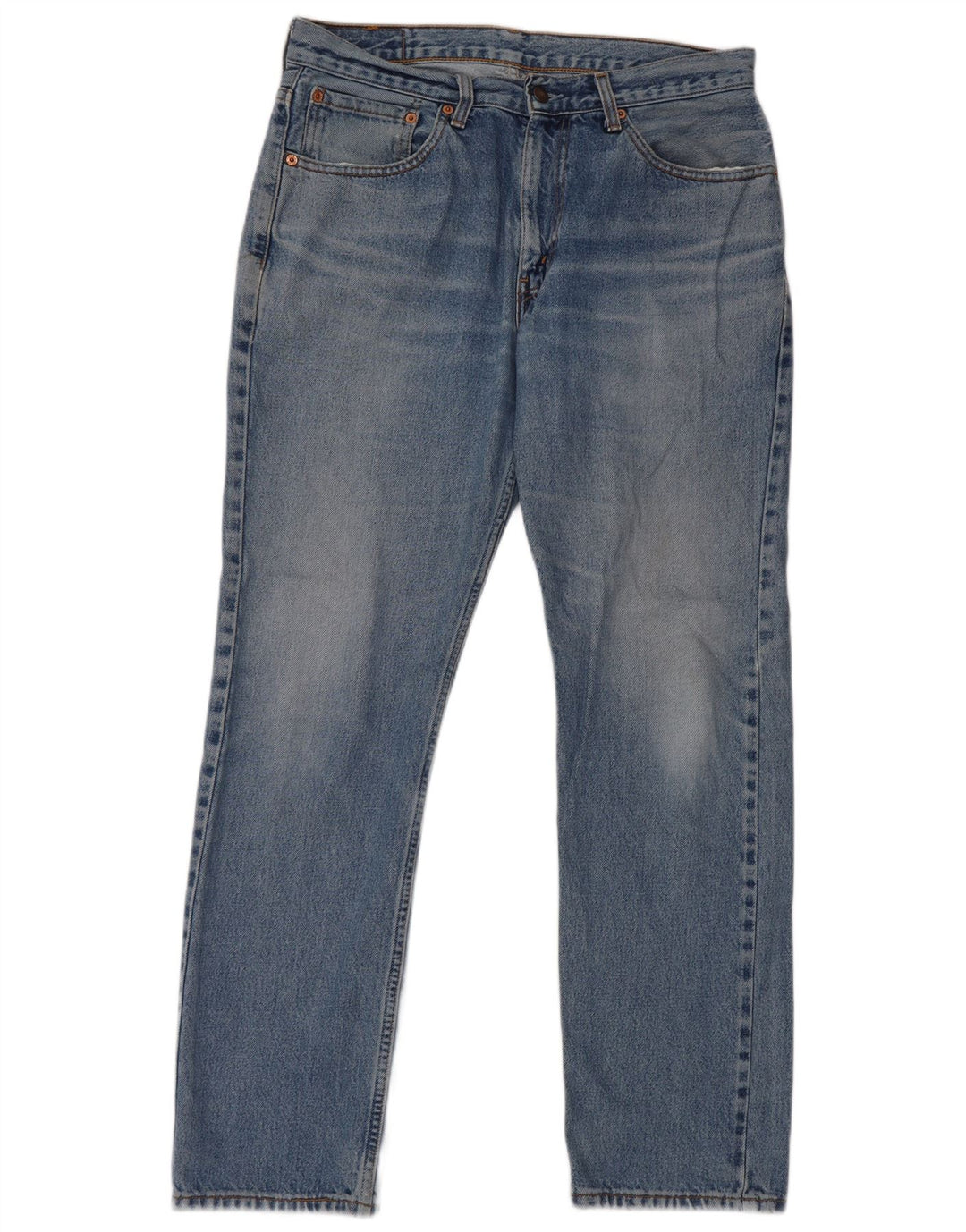 Levi's ženske 581 ravne traperice W34 L32 plavi pamuk