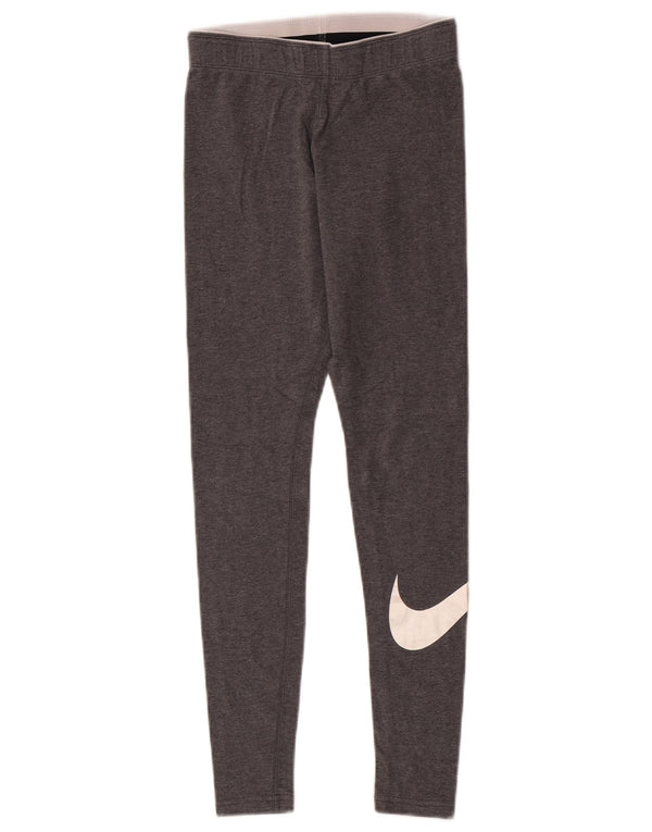 Nike ženske grafičke tajice UK 4 XS sivi pamuk