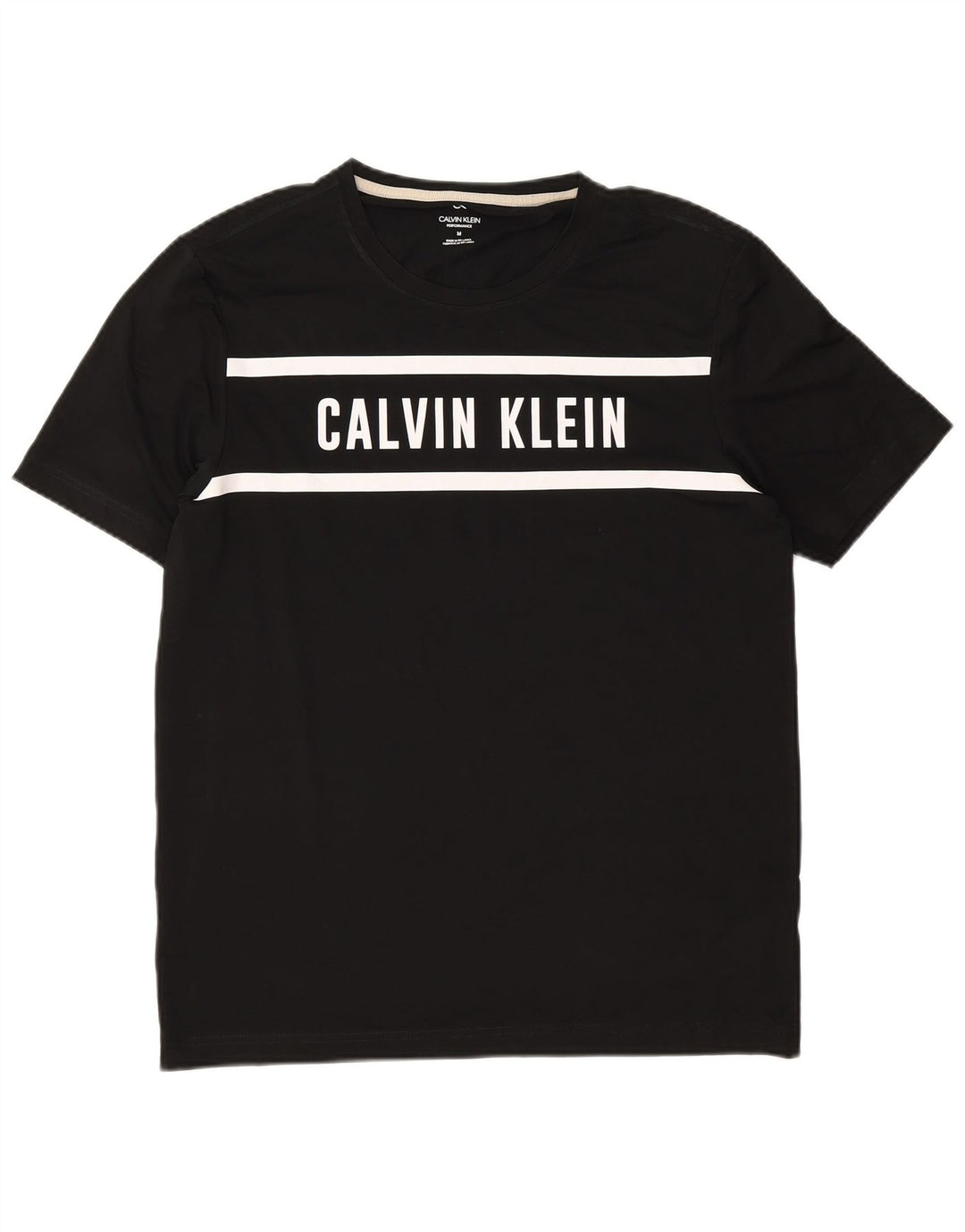 Calvin Klein muška grafička majica kratkih rukava srednje crne boje, poliester