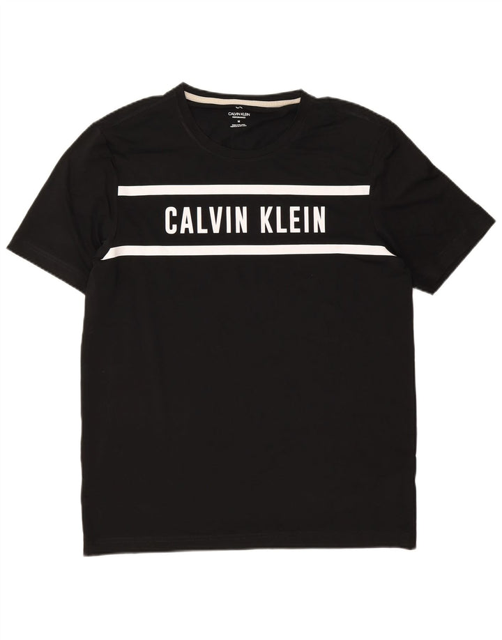 Calvin Klein muška grafička majica kratkih rukava srednje crne boje, poliester