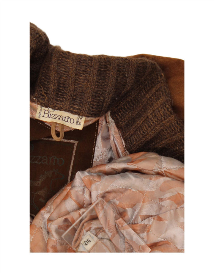 Bizzarro muška jakna od brušene kože IT 50 Large Brown Colourblock