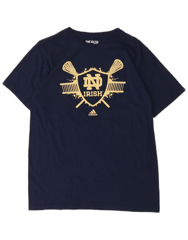 Adidas muška majica kratkih rukava Notre Dame Fighting Irish Graphic T-Shirt Large Navy Blue