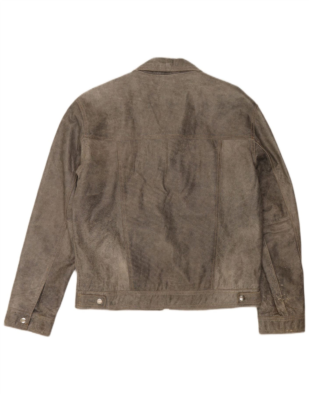 Vintage muška kožna bomber jakna UK 38 srednje siva