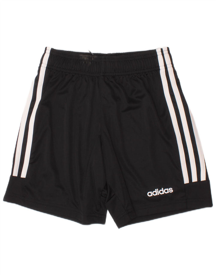 Sportske kratke hlače Adidas Climalite za dječake 9-10 godina, crni poliester