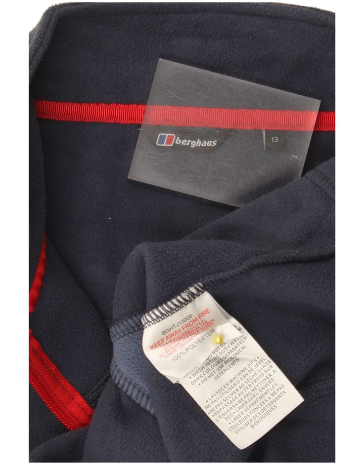 Berghaus Flis jakna za dječake 12-13 godina tamnoplava poliesterska boja