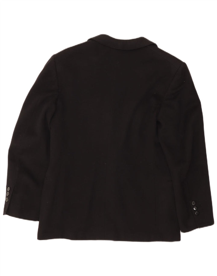 Vintage muška jakna s jednim gumbom UK 36 Mala crna