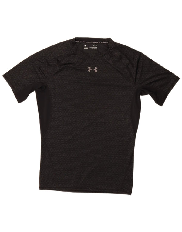 UNDER ARMOUR Muška majica Heat Gear Velika siva geometrijska sintetička majica