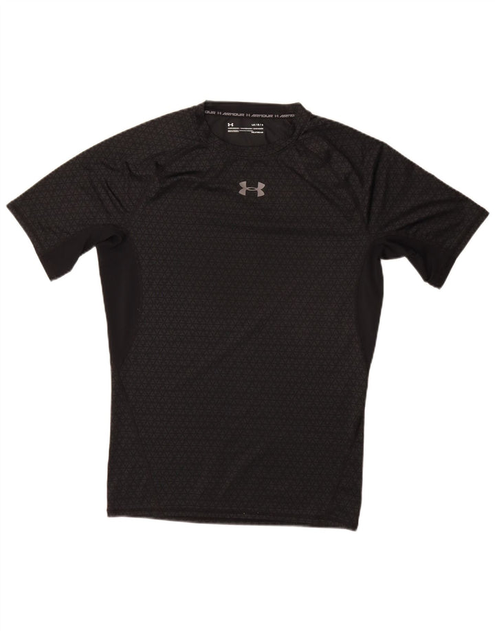 UNDER ARMOUR Muška majica Heat Gear Velika siva geometrijska sintetička majica