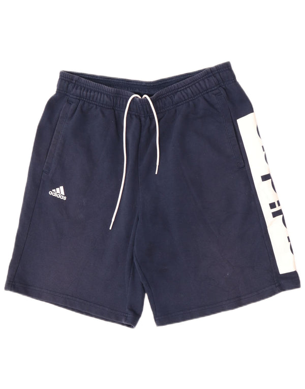 Adidas muške sportske kratke hlače Climalite Graphic Large Tavy Blue Colourblock