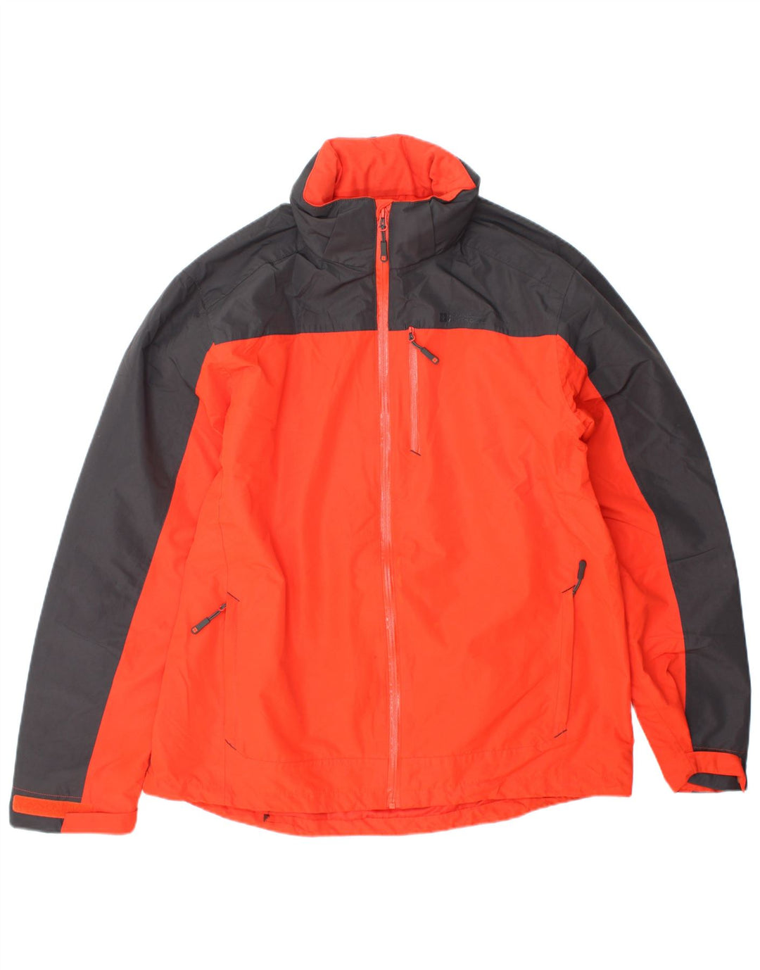 MOUNTAIN WAREHOUSE Muška kišna jakna s kapuljačom UK 40 Large Orange Colourblock