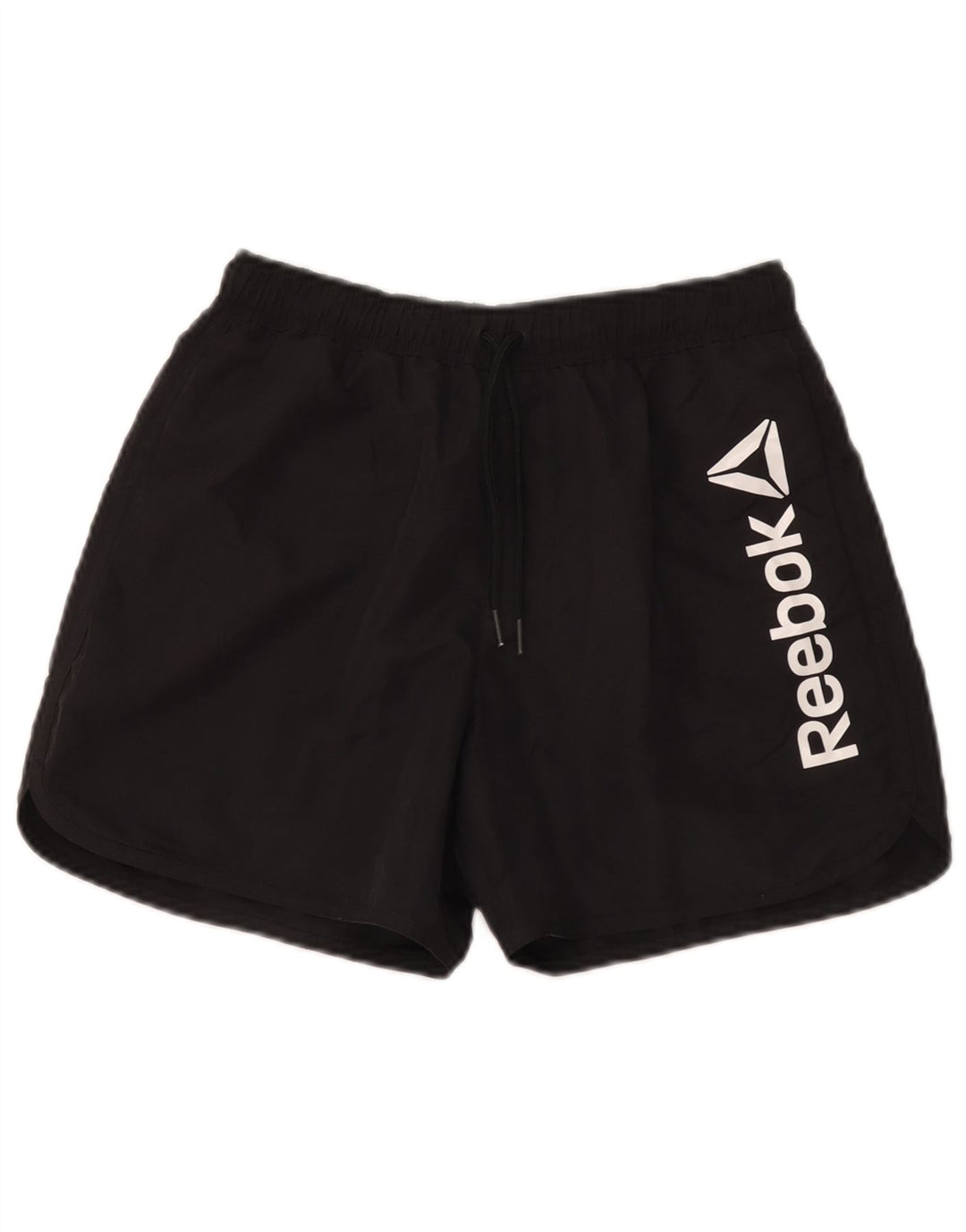 Reebok muške kratke sportske kratke hlače s grafičkim motivima, male crne poliesterske