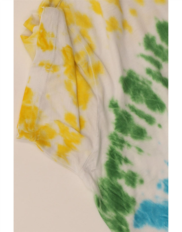 CHAMPION Ženska majica kratkih rukava UK 16 Veliki raznobojni Tie Dye pamuk