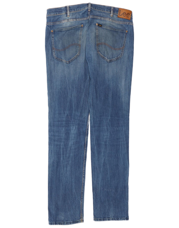 Lee Mens Powell Slim Jeans W36 L36 Plavi pamuk