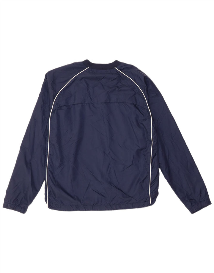 Nike Top trenirka pulover UK 39/41 srednje tamnoplavi najlon