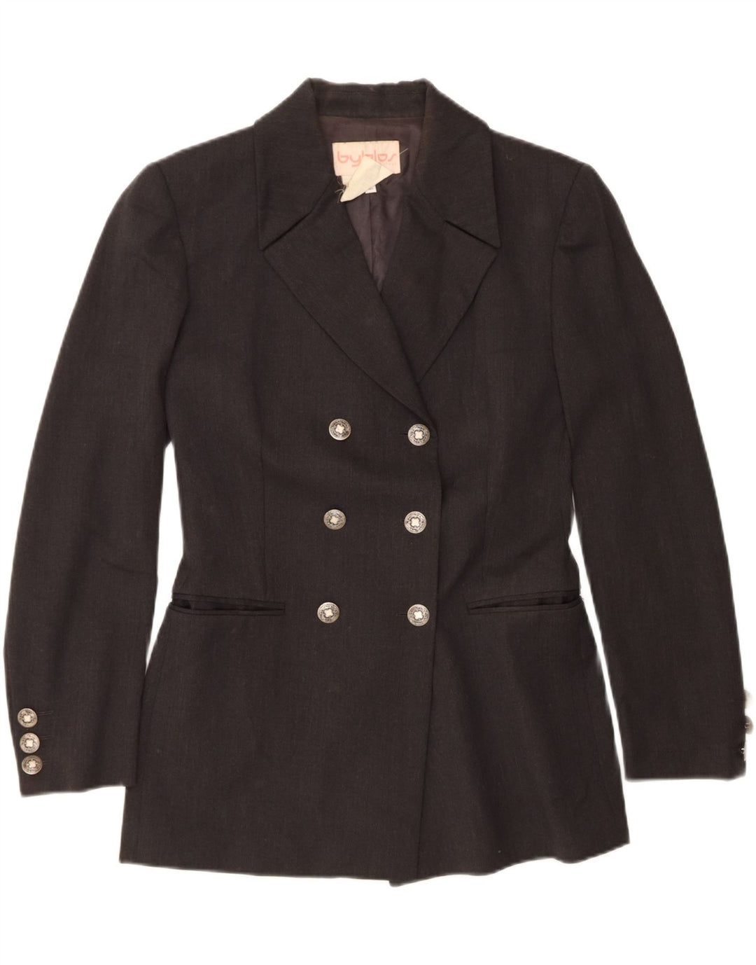 Byblos ženski sako s dvostrukim kopčanjem IT 42 srednje siva vuna