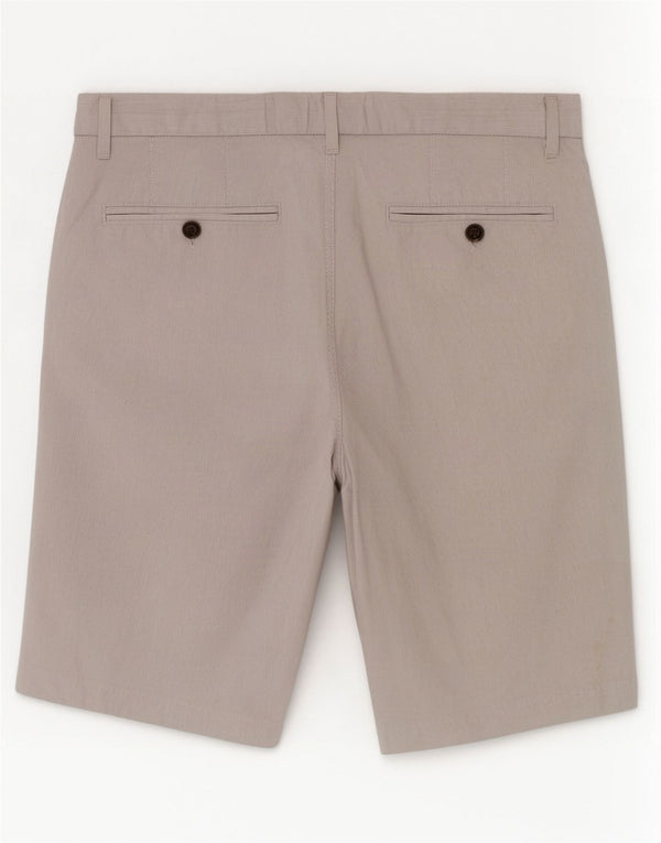 Marks & Spencer muške chino kratke hlače W32 pamuk srednje sive pruge