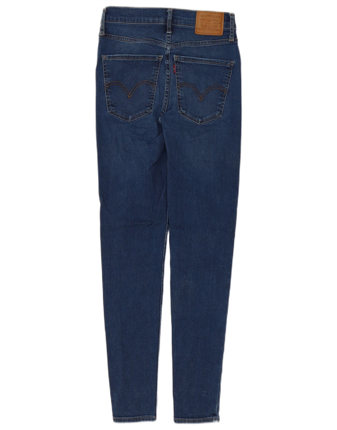 LEVI'S Ženske Mile High Super Skinny traperice W26 L28 Plavi pamuk