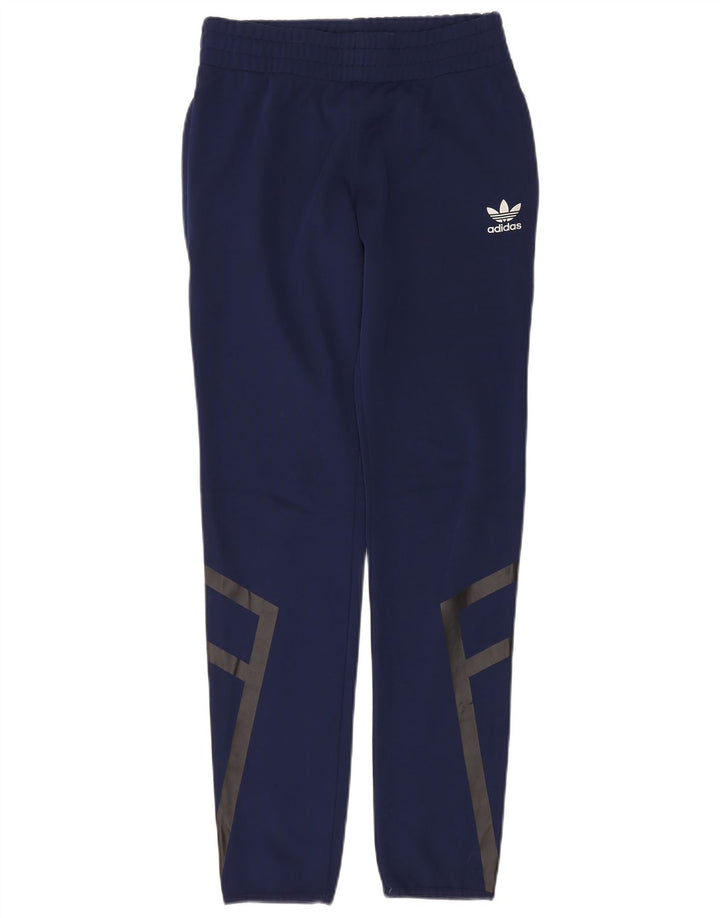 Adidas muške hlače od trenirke s grafičkim motivima male tamnoplave poliesterske boje