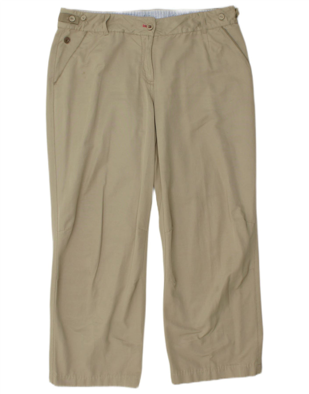 TOMMY HILFIGER Ženske ravne ležerne hlače EU 42 Large W34 L27 Bež