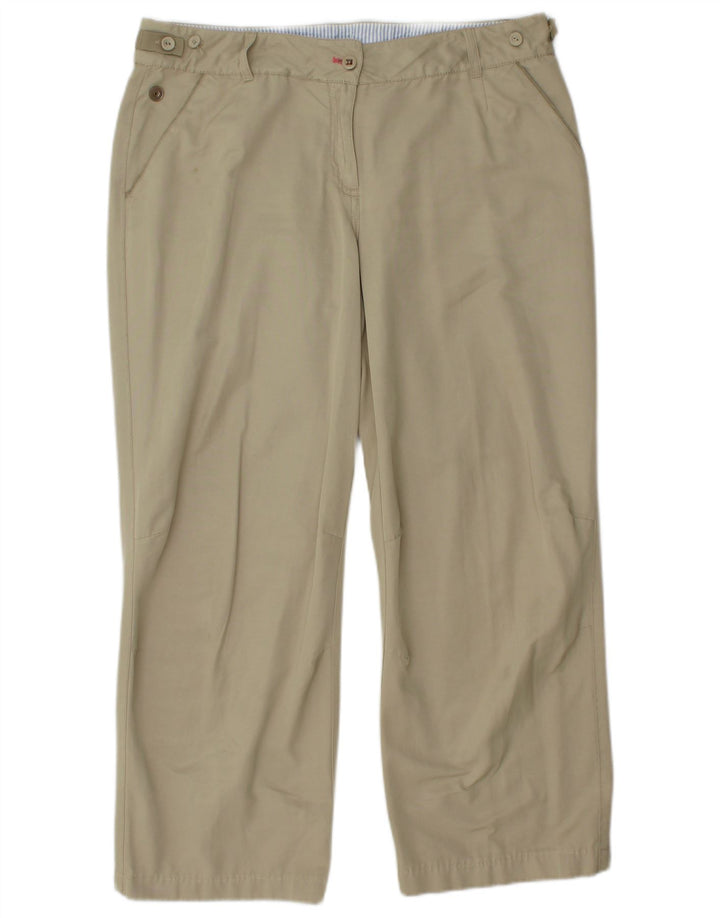 TOMMY HILFIGER Ženske ravne ležerne hlače EU 42 Large W34 L27 Bež