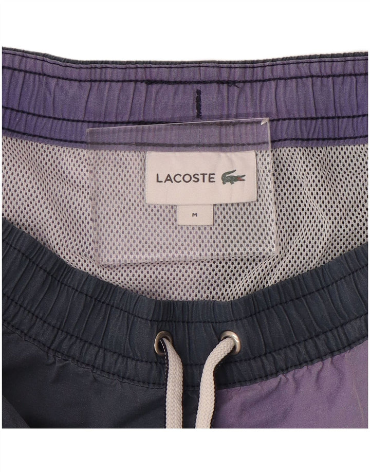 Lacoste muške kratke hlače za kupanje s grafičkim motivima, srednje boje, blok u boji