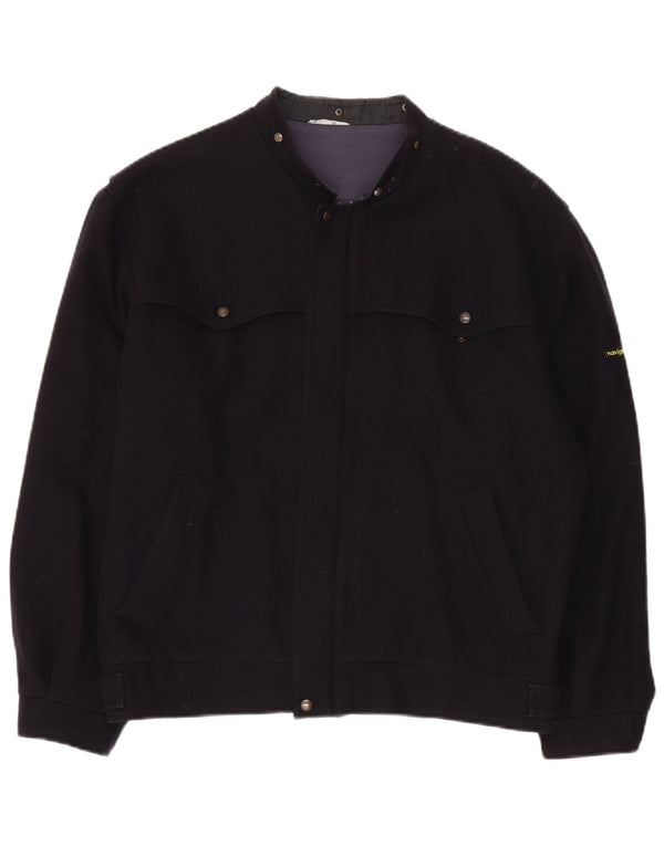 Navigare muška pomoćna jakna UK 42 XL tamnoplava vuna