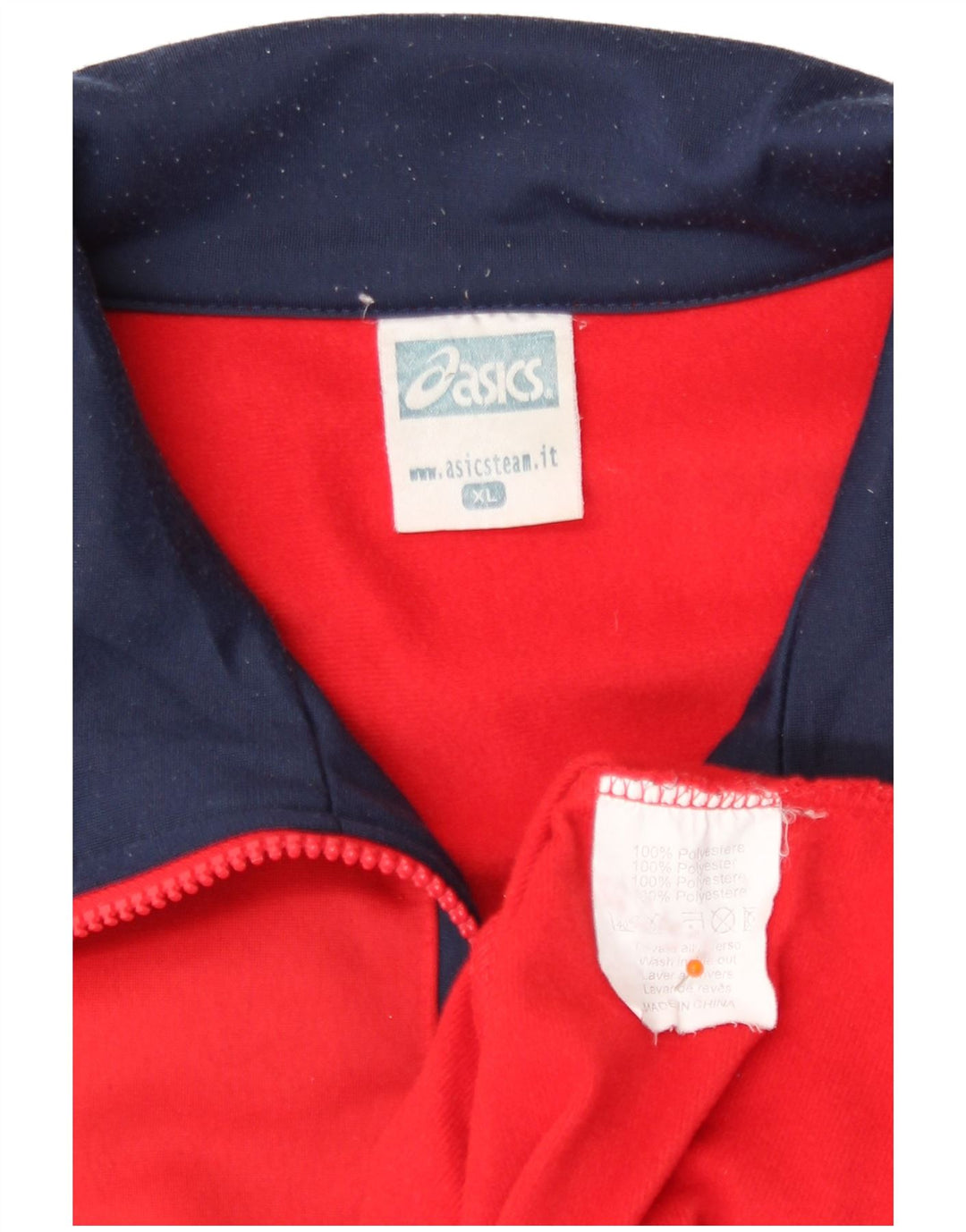 Asics muška trenirka Graphic Gornja jakna XL od crvenog poliestera