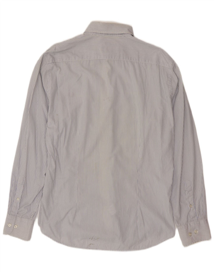 FRED PERRY Muška uska košulja XL s plavim prugama