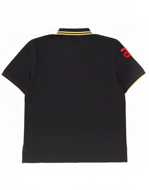Tommy Hilfiger muška polo majica s grafičkim motivima 2XL pamuk na crne pruge
