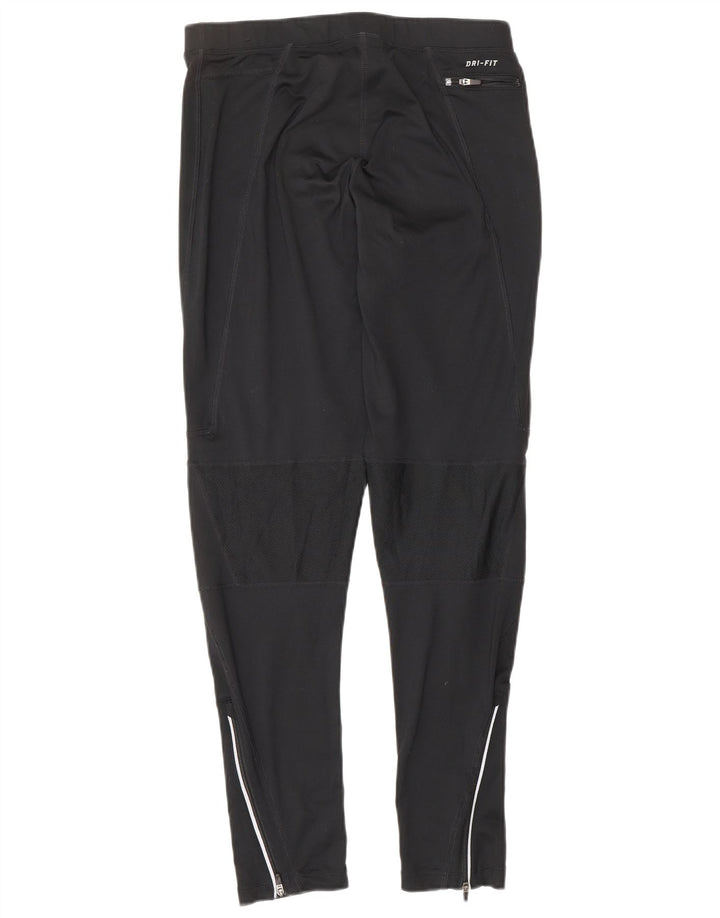 Nike muške Dri Fit tajice velike crne sportske poliesterske