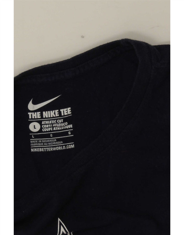 Nike muška velika majica s grafičkim motivima tamnoplava