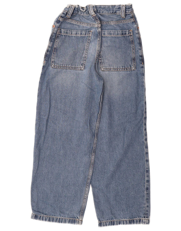 Zara Boys široke traperice 9-10 godina W26 L24 plavi pamuk