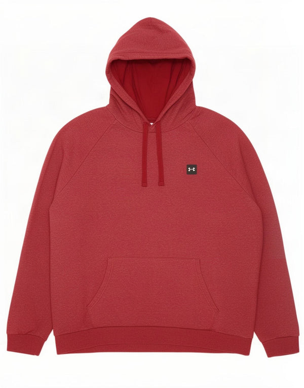 Under Armour muška majica s kapuljačom 3XL bordo pamuk