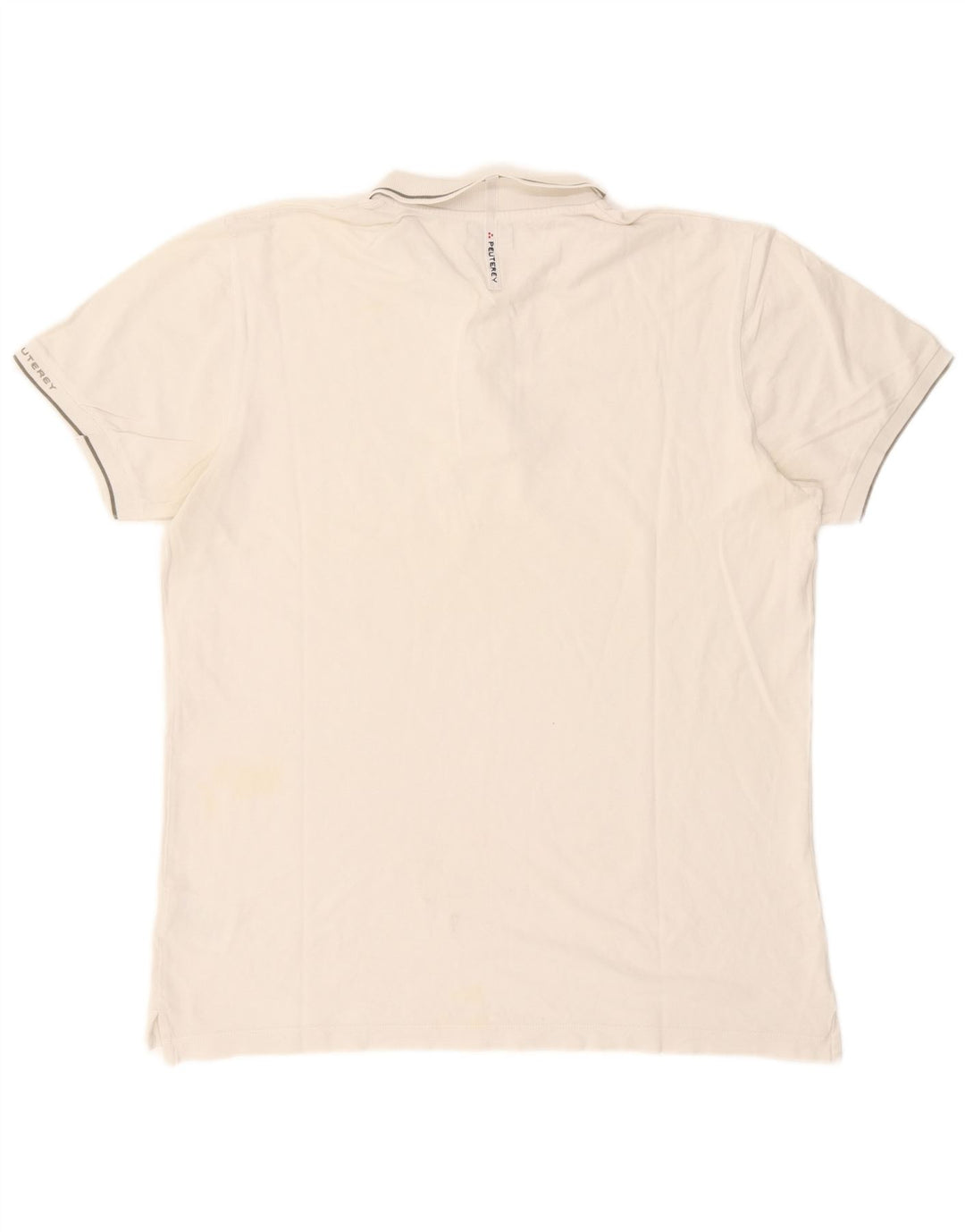 PEUTEREY muška polo majica 2XL bijeli pamuk