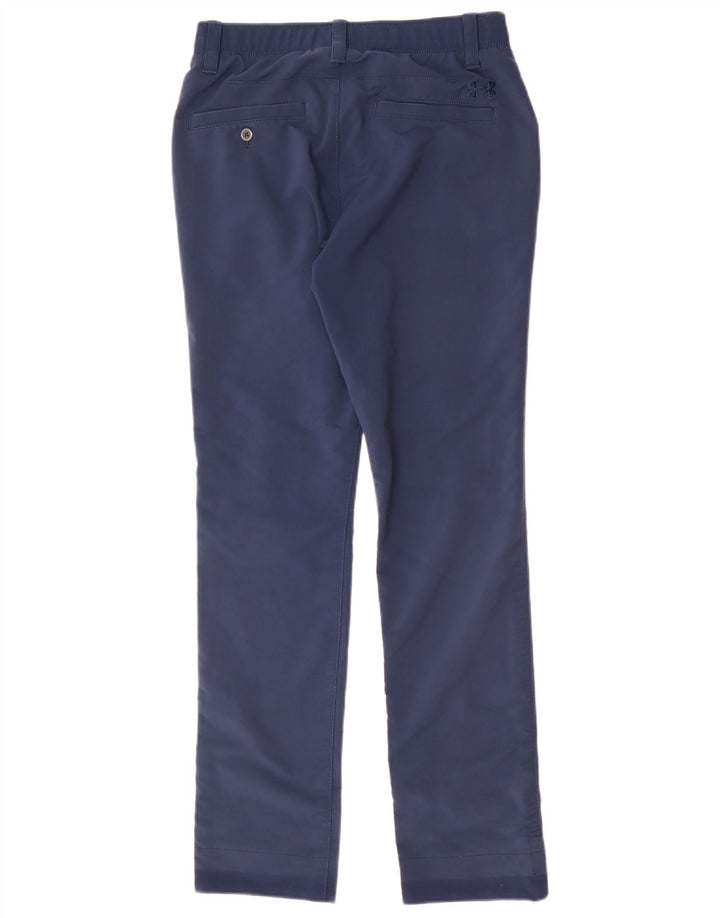 Under Armour muške ravne chino hlače W30 L32 tamnoplavi poliester