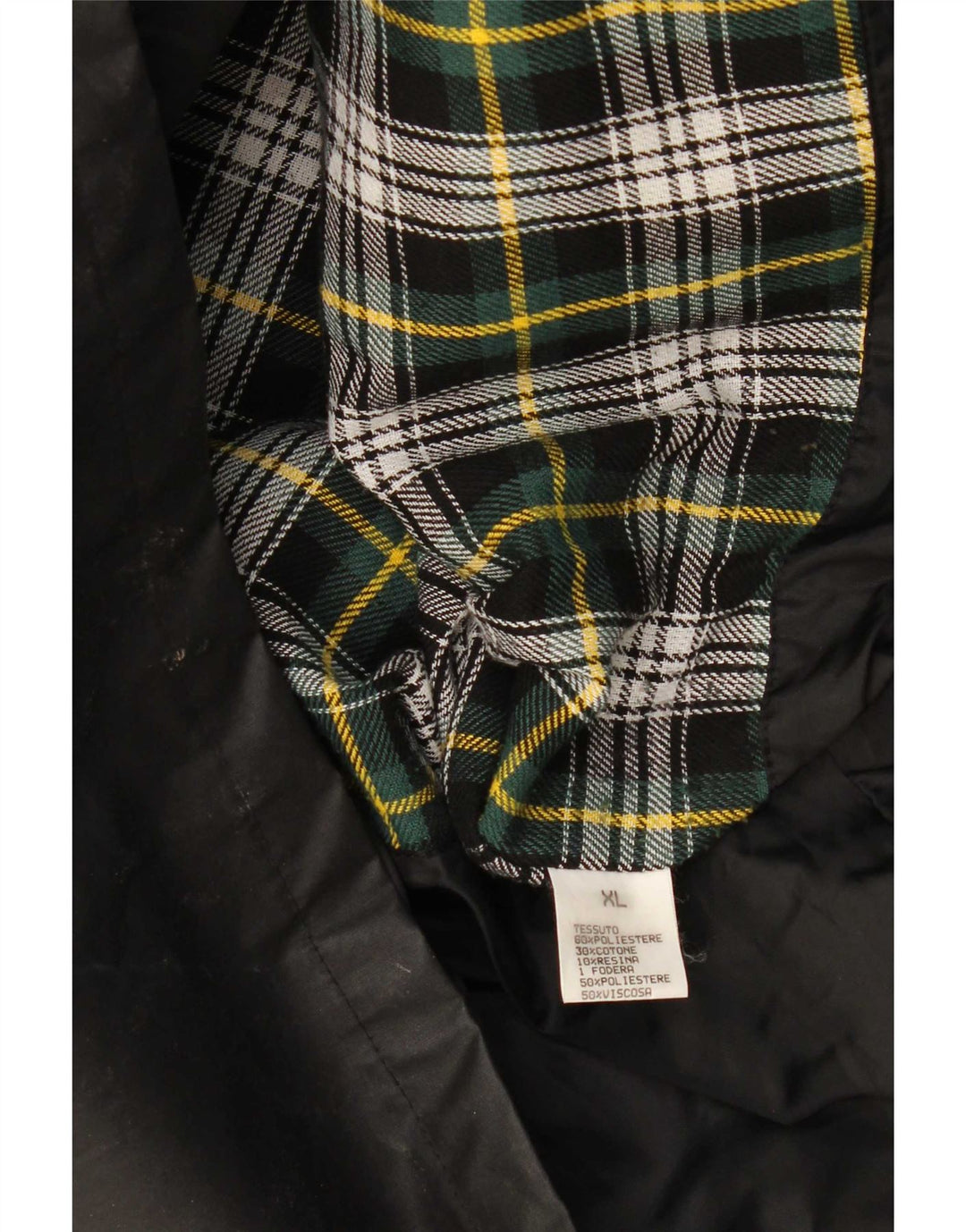 Wikes & Akerman muška jakna od voštanog pamuka UK 42 XL crni poliester