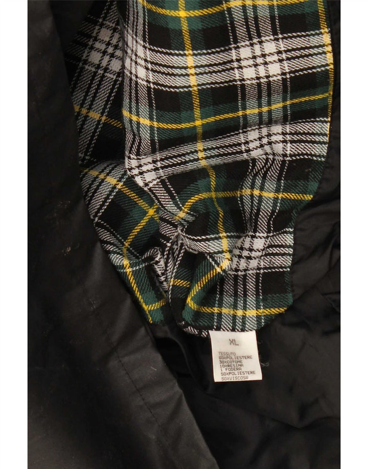 Wikes & Akerman muška jakna od voštanog pamuka UK 42 XL crni poliester