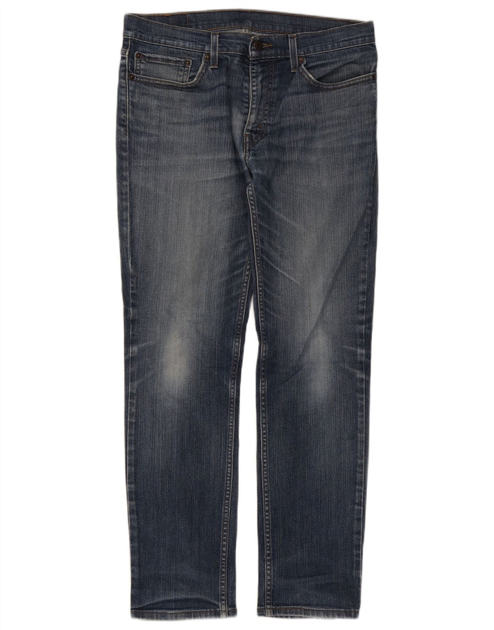 Lee Mens Knox Straight Jeans W36 L30 Crni pamuk