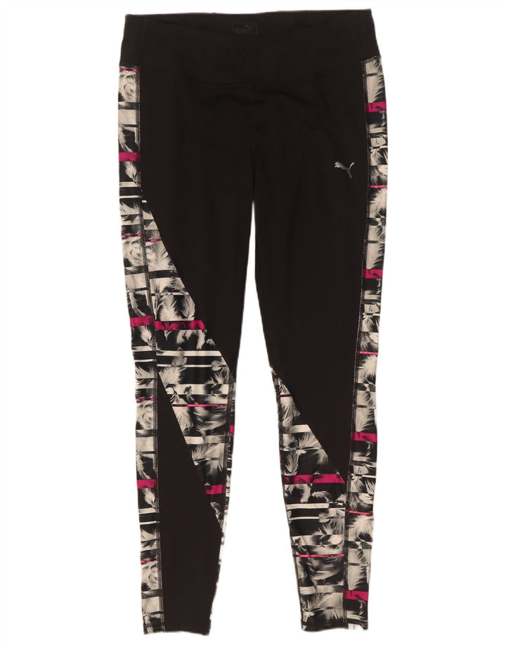 Puma ženske tajice UK 18 XL crne geometrijske