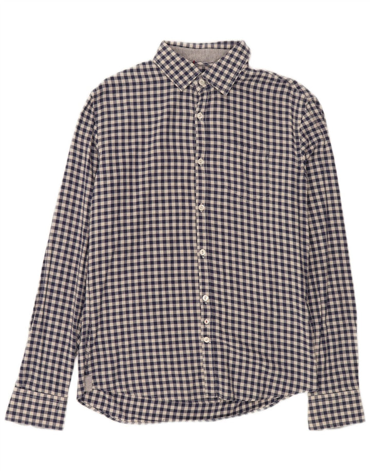 WOOLRICH Muška flanelska košulja XS tamnoplavi pamuk od ginghama