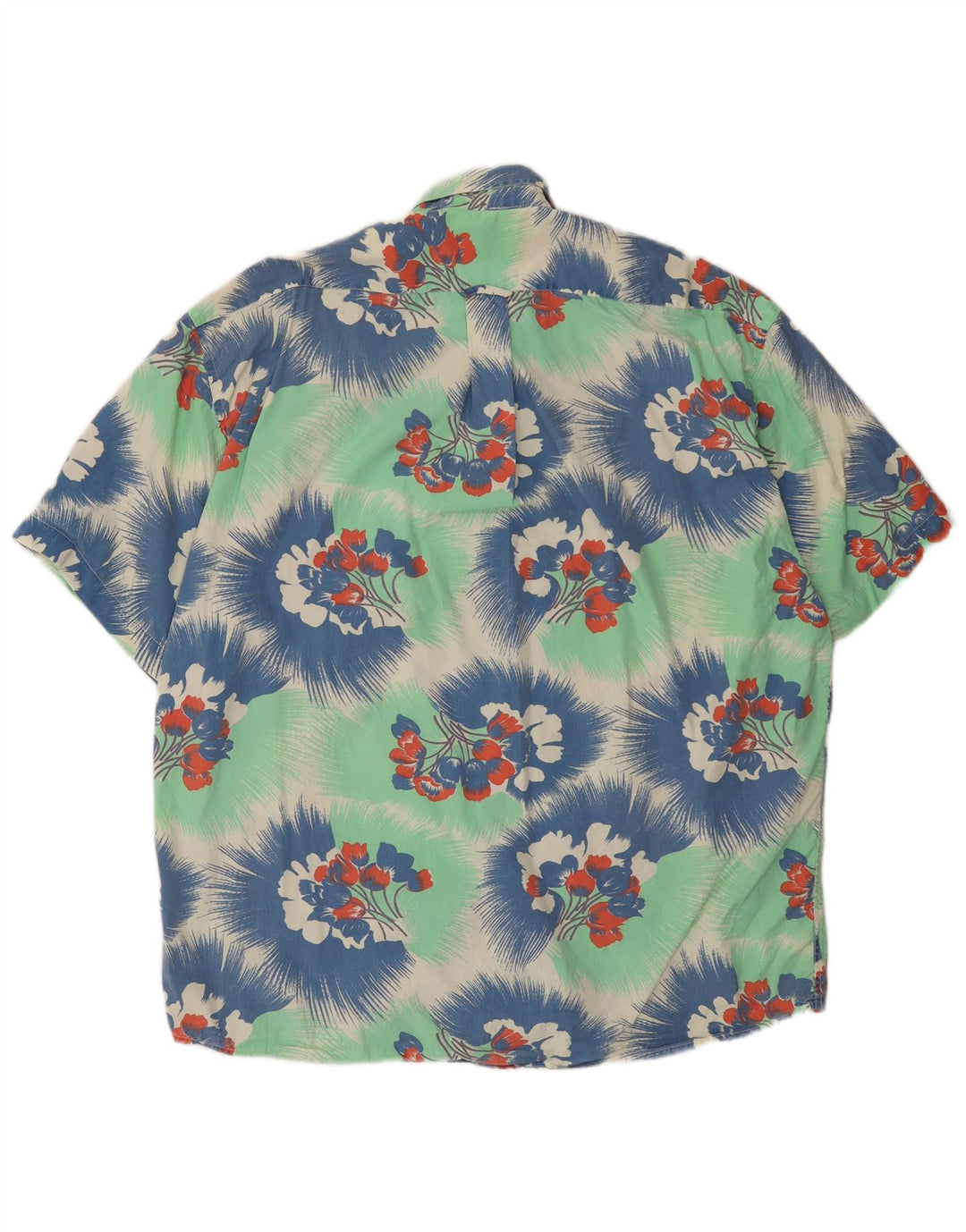 UNIFORMA Muška majica kratkih rukava XL Zeleni cvjetni pamuk