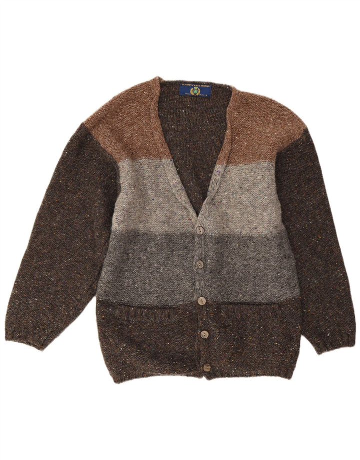 Blarney Castle muški kardigan džemper srednje sive boje Nova vuna