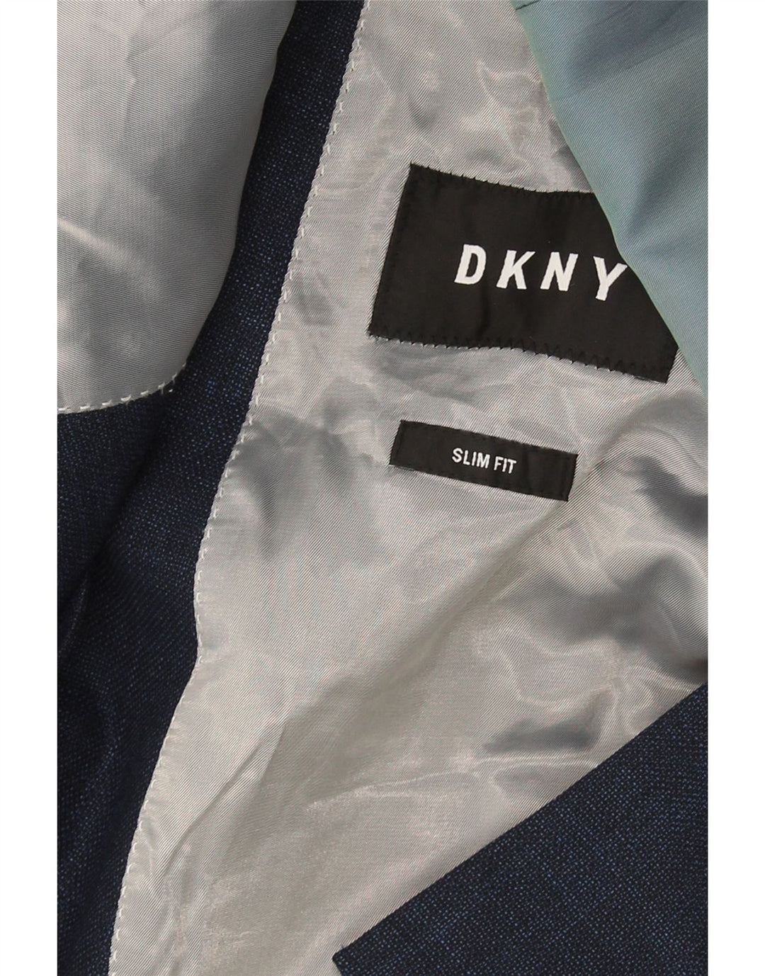Dkny muška uska jakna sa 2 gumba EU 54 2XL tamnoplava vuna