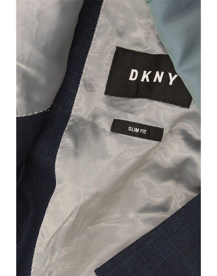 Dkny muška uska jakna sa 2 gumba EU 54 2XL tamnoplava vuna