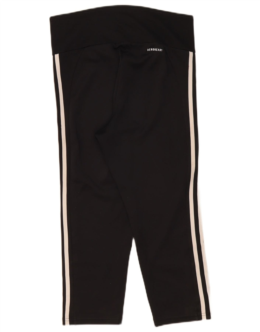Adidas ženske Aeroready Capri tajice UK 12/14 Srednje crni poliester