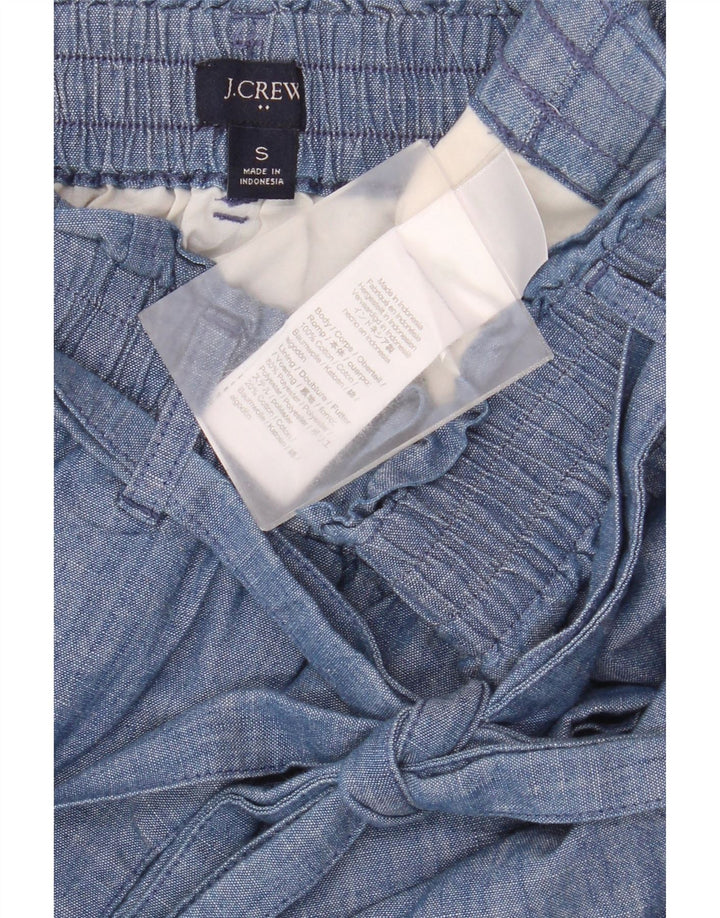 J. Crew ženska suknja A kroja mala W30 plavi pamuk