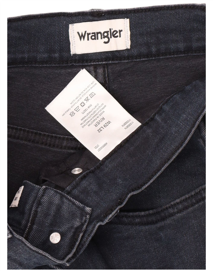 WRANGLER Muške River Slim traperice W29 L29 tamnoplavi pamuk